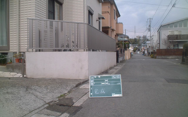 外構エクステリア01完成